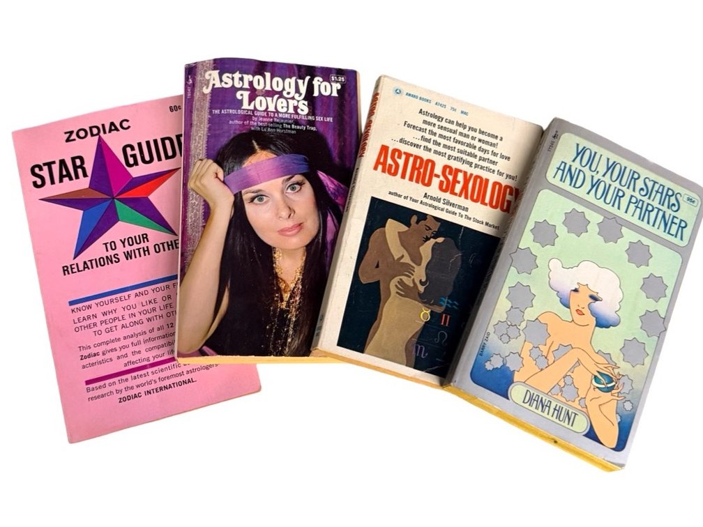 (4) 1970's Astrology Books