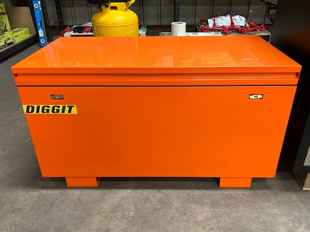 Unused Diggit Job Box, 43.25in x 21.75in x 24.5in