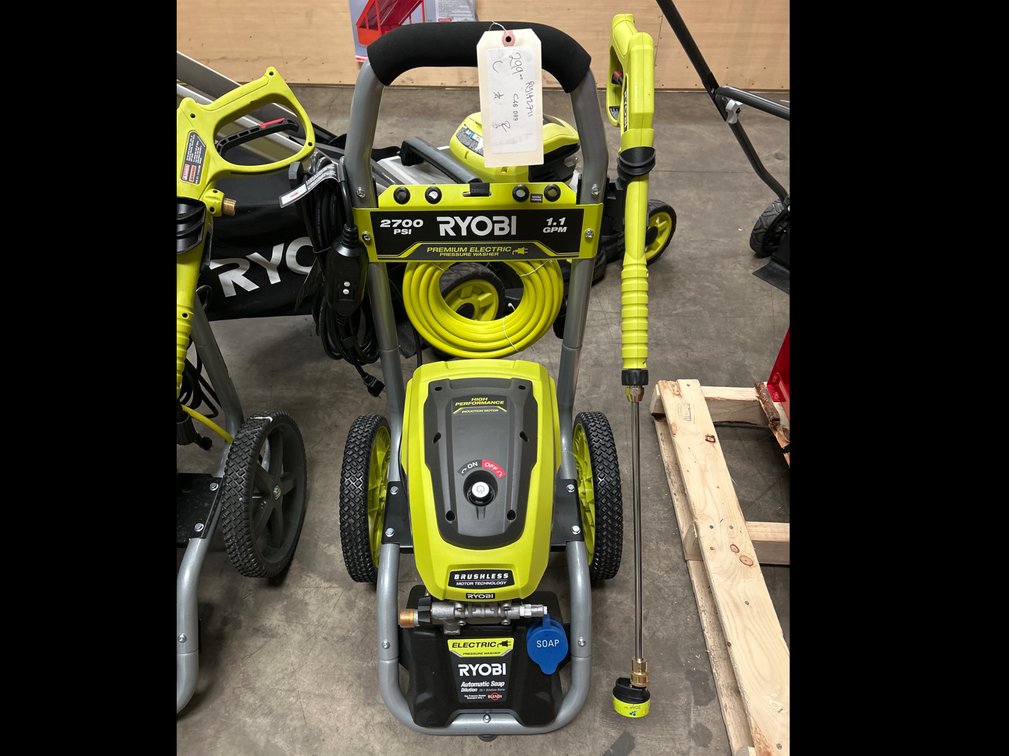Ryobi 2700psi Electric Pressure Washer, inv #c46089