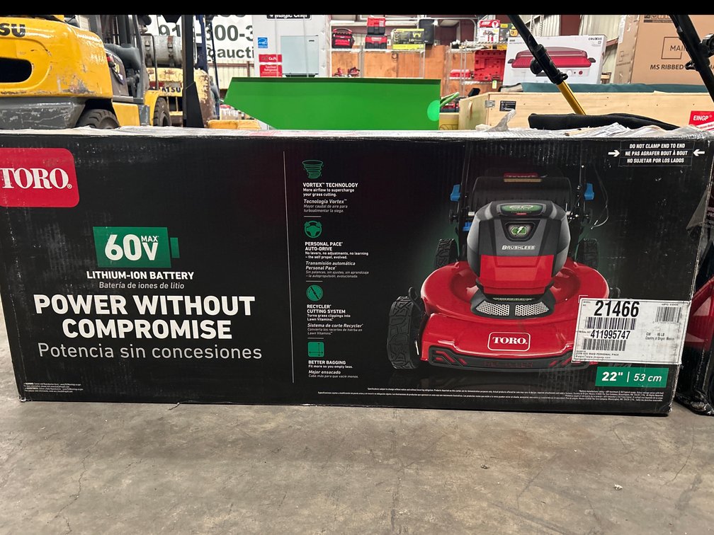 Toro 60V Recycler Auto Drive Lawn Mower, includes Battery and Charger, inv #m01106