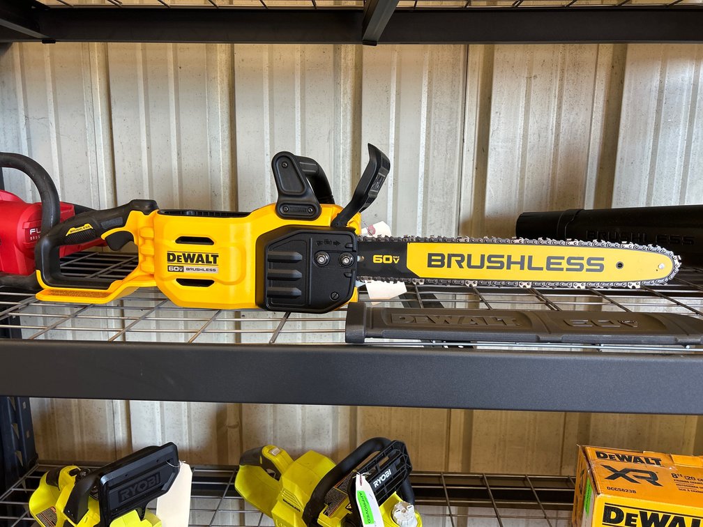 DeWalt 60V Chainsaw, 18in Bar, Tool Only, inv #c46894