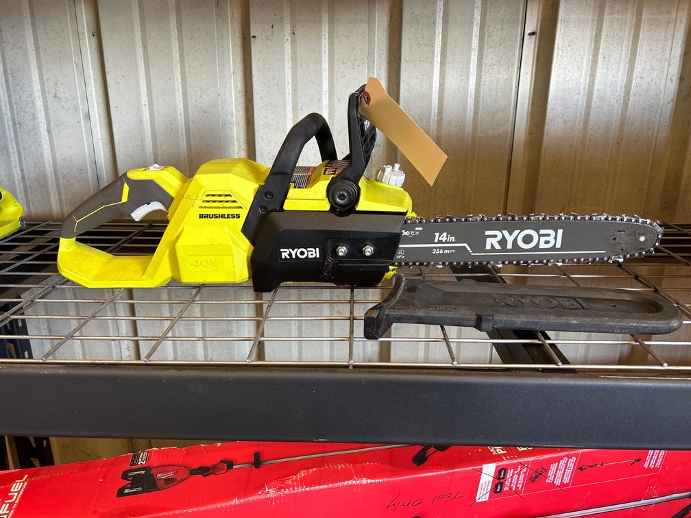 Ryobi 40V Chainsaw, 14in Bar, Tool Only, inv #c47285