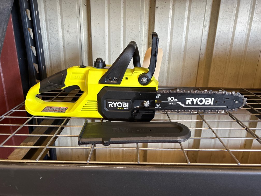 Ryobi 18V One+ HP Chainsaw, 10in Bar, inv #c45633