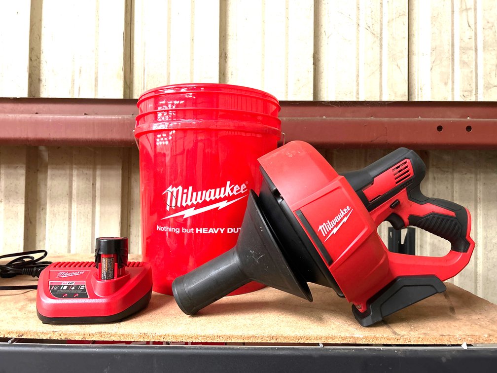 Milwaukee M12 Drain Snake, includes Battery and Charger, inv #c48178
