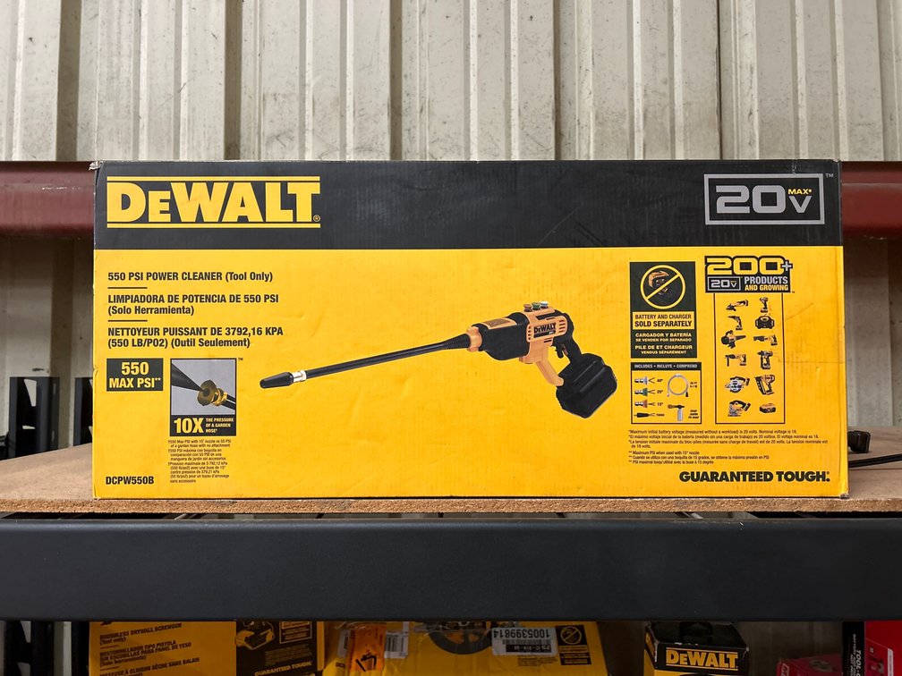 DeWalt 20V 550psi Power Cleaner, inv #c34092