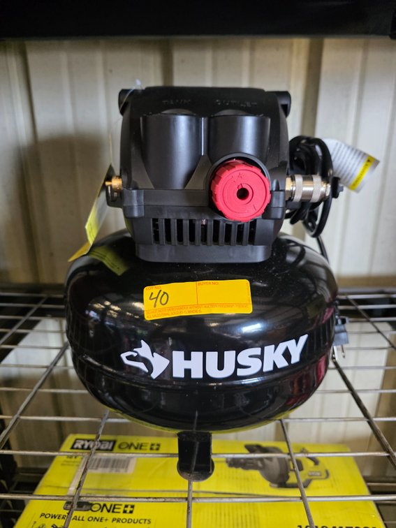 Husky 3 Gallon 120psi Portable Electric Air Compressor