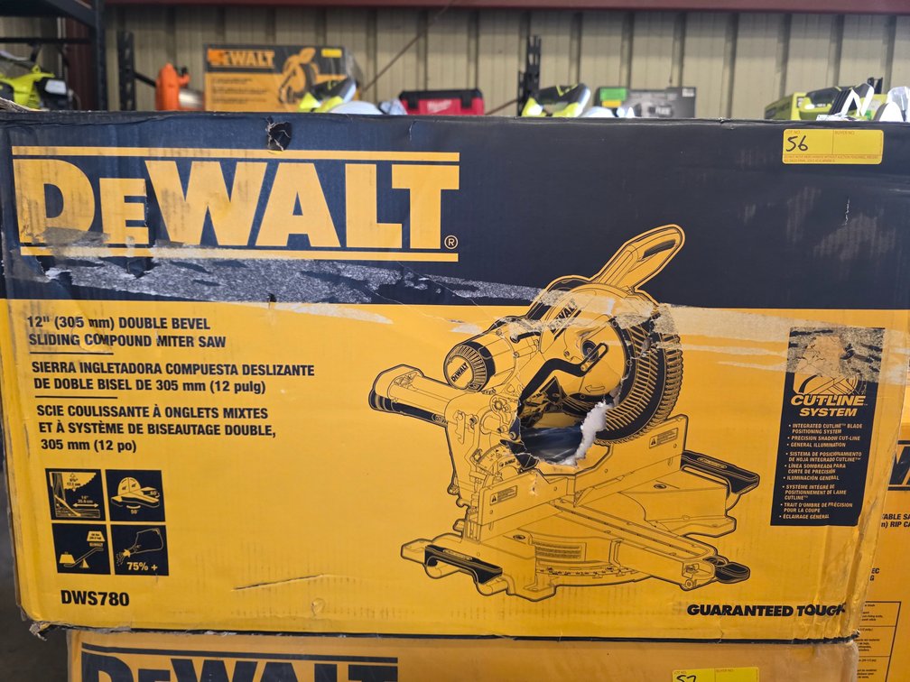 Dewalt 12" Double Bevel Sliding Compound Miter Saw, inv: 26c0362c649