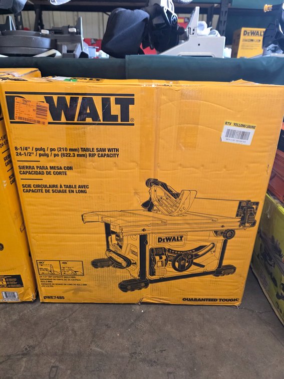 DeWalt 15 Amp Corded 8-1/4" Compact Portable Jobsite Tabl Saw