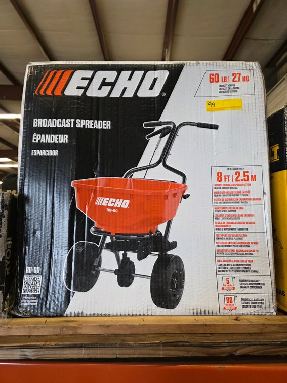Echo 60lb, 8' Broadcast Spreader