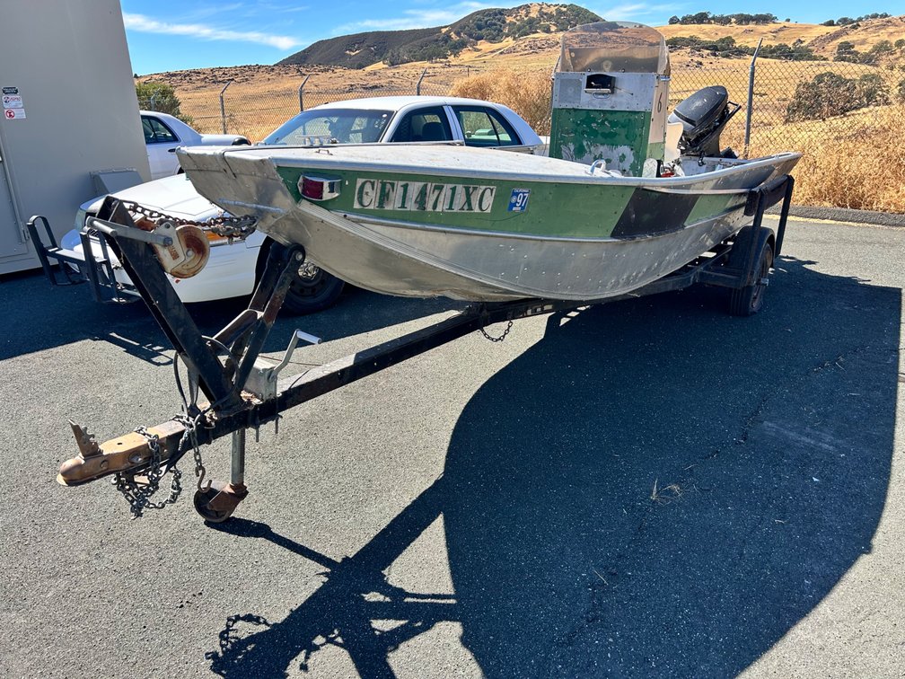 Aluminum Boat and Trailer