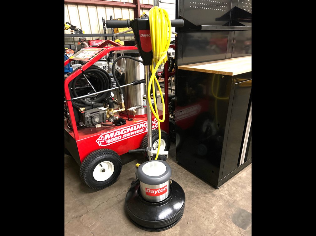 Unused Dayton 17in Floor Buffer