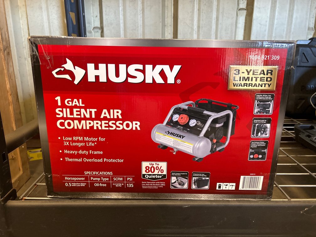 Husky 1 Gallon 135psi Air Compressor