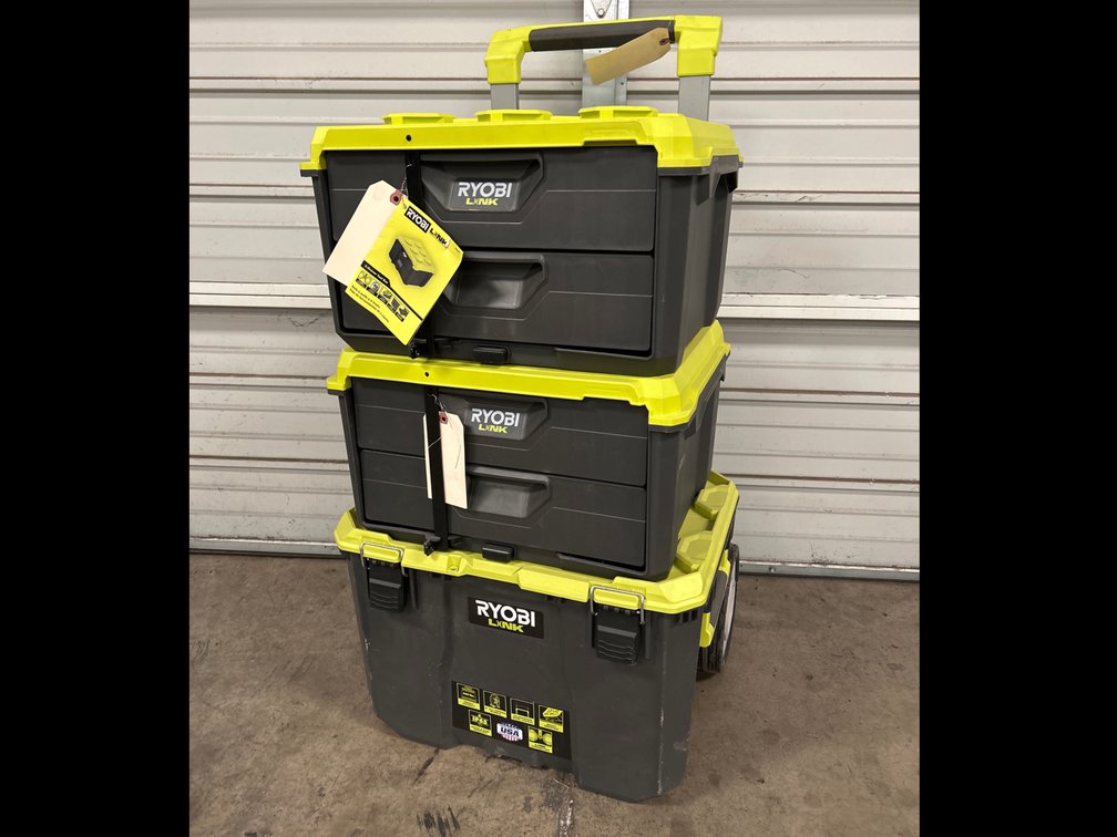 Ryobi Link Rolling Job Box, inv #c47131