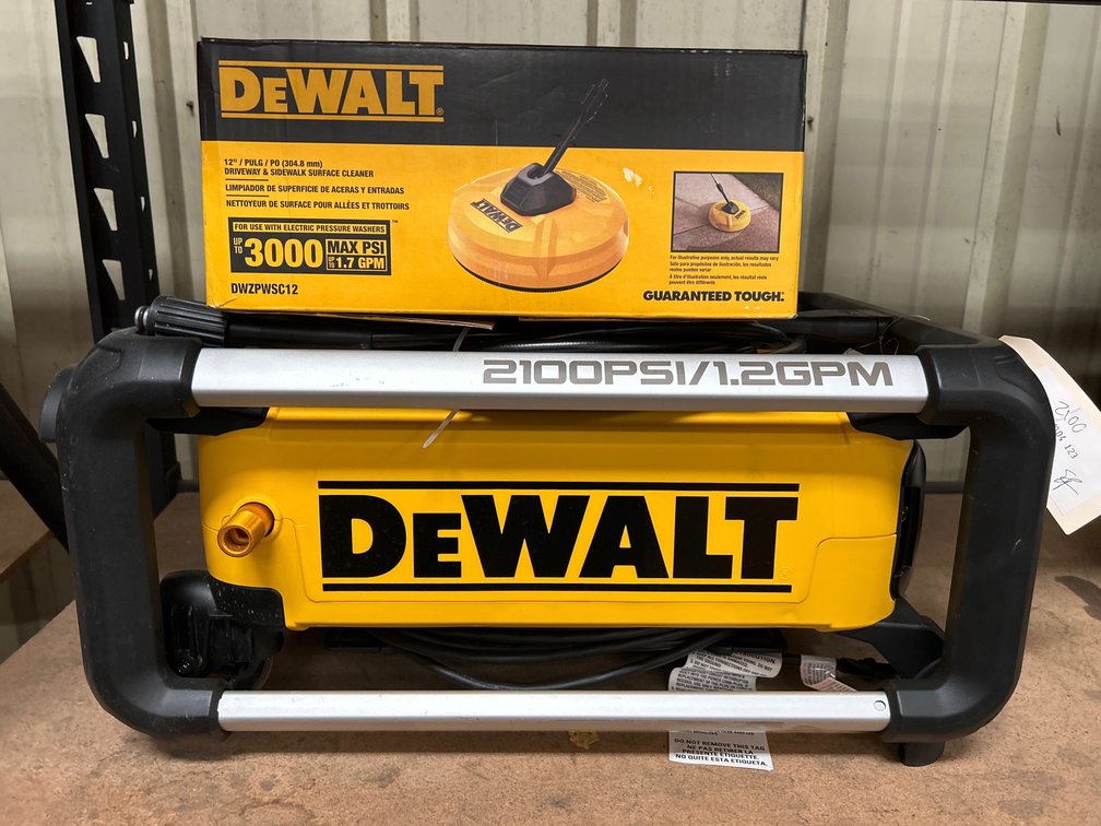 DeWalt 2100psi Electric Pressure Washer, inv #m04123