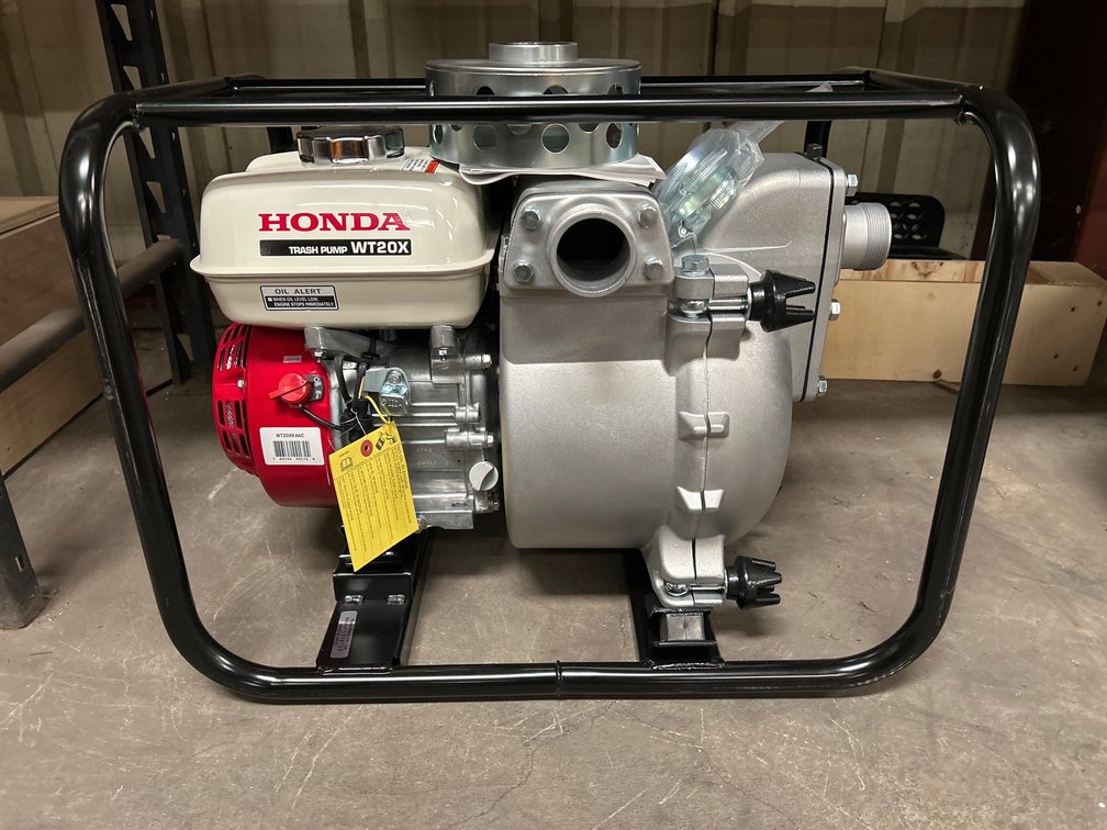 Unused Honda 2in Gas Trash Pump, Model WTX20X