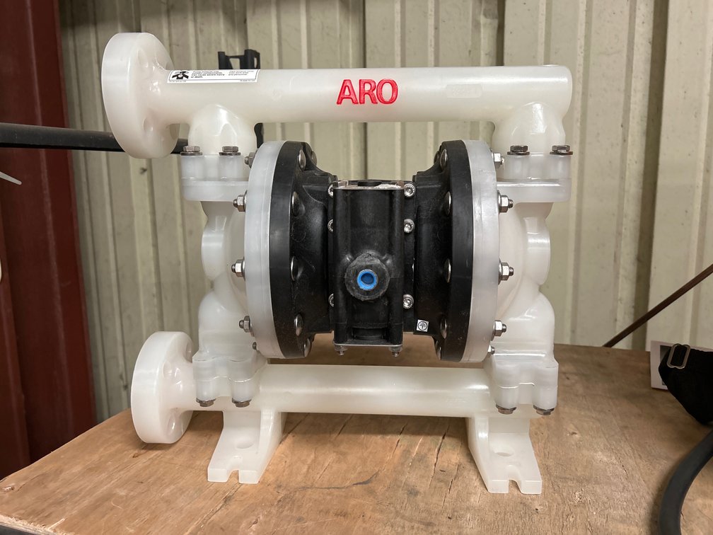 Unused ARO Pneumatic Diaphragm Pump, model p010p-fps-paa