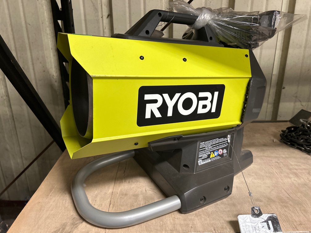 Ryobi 18V Propane Heater, includes Battery and Charger, inv #ro1981