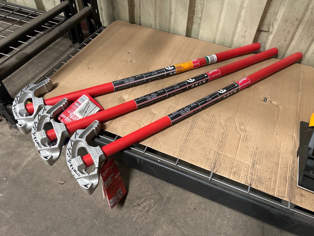 Milwaukee 1/2in EMT Aluminum Conduit Benders, 3pcs, inv #c8724