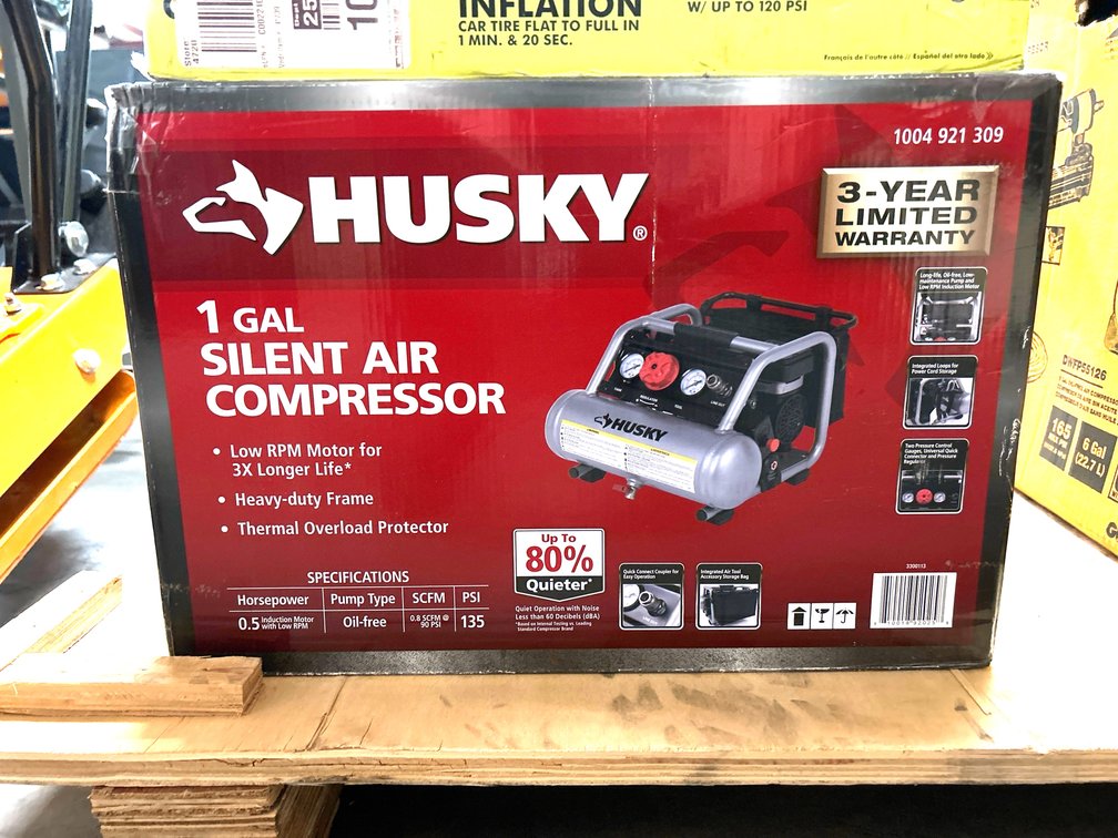 Husky 1 Gallon 135 Psi Air Compressor