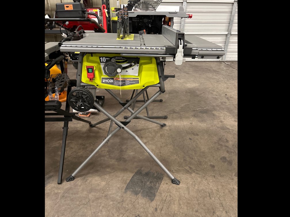 Ryobi 10in Table Saw with Stand, inv #m041034