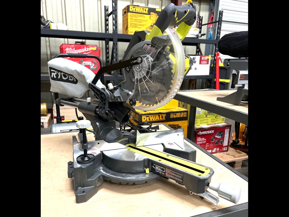 Ryobi 7 1/4in Sliding Miter Saw, inv #c46118