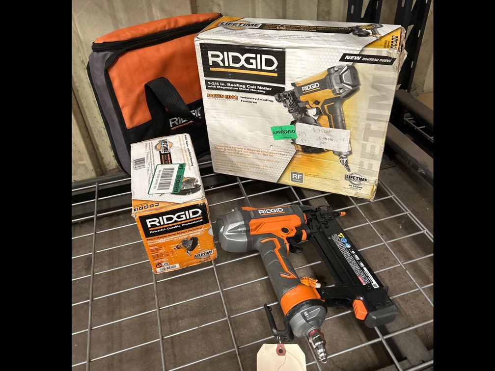 Ridgid Pneumatic Nailers, 3pcs, inv #ro456