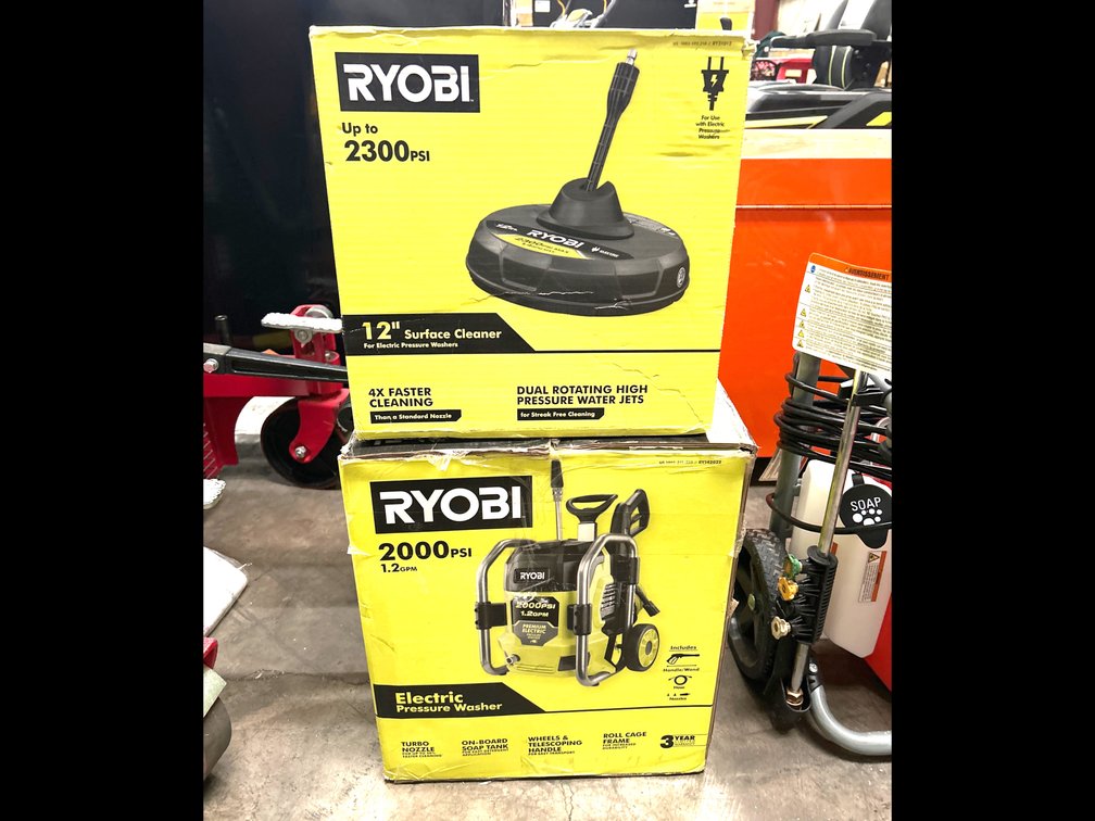 Ryobi 2000psi Electric Pressure Washer, inv #c50901