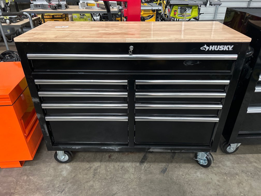 Husky 46in 9 Drawer Mobile Tool Cabinet