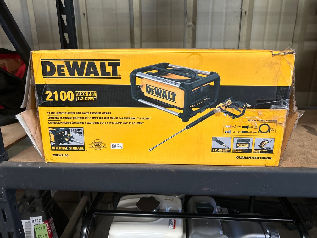DeWalt 2100psi Electric Pressure Washer, inv #m04998