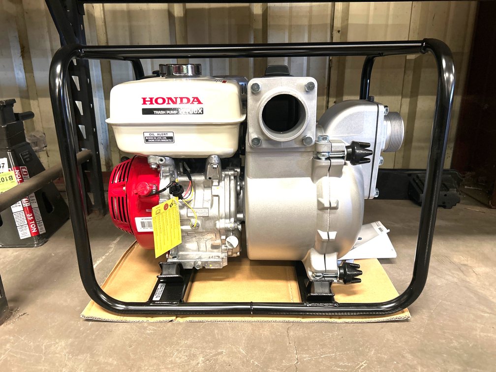 Unused Honda WT30X Gas Trash Pump, 3in