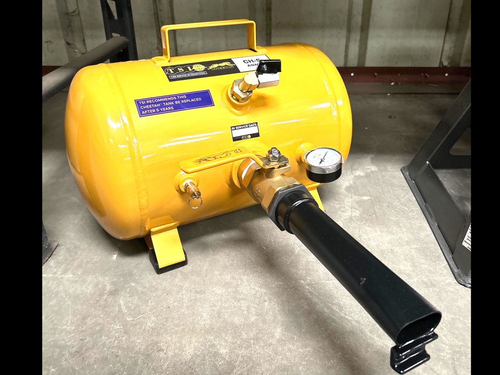 Unused TSI Cheetah 5 Gallon Air Bead Seater