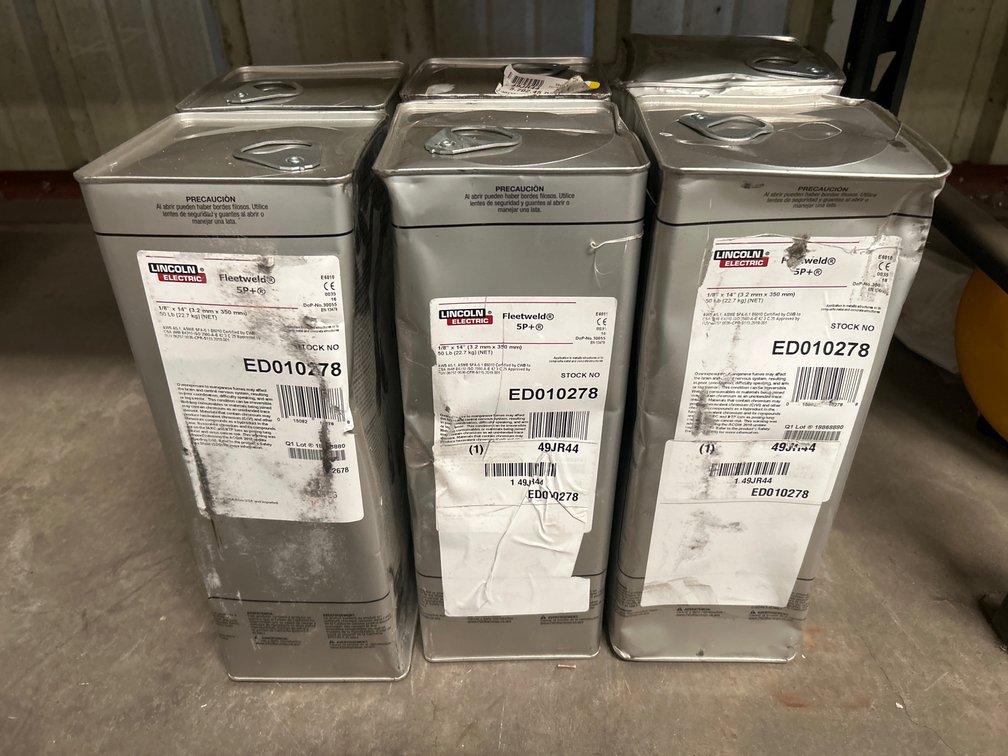 Lincoln Electric Fleetweld E6010 1/8in x 14in Welding Stick, 50lb per pack, 6packs