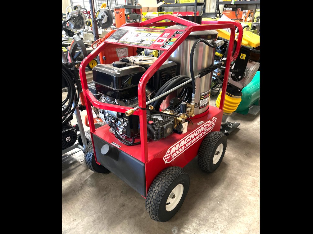 Unused EZ Klean Magnum 4000 Gas Hot Water Pressure Washer, 4000psi