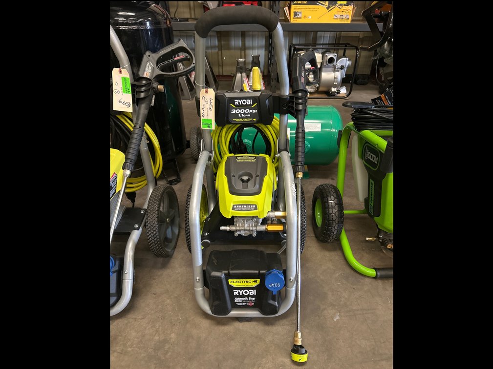 Ryobi 3000psi Electric Pressure Washer, inv #m051026