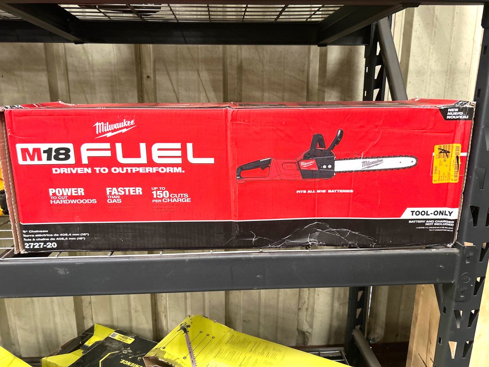 Milwaukee M18 Fuel Chainsaw, 16in Bar, Tool Only, inv #m05573