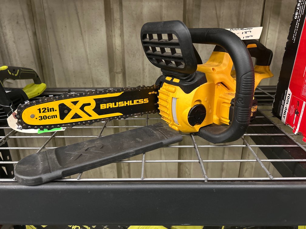 DeWalt 20V XR Chainsaw, 12in Bar, Tool Only, inv #td189
