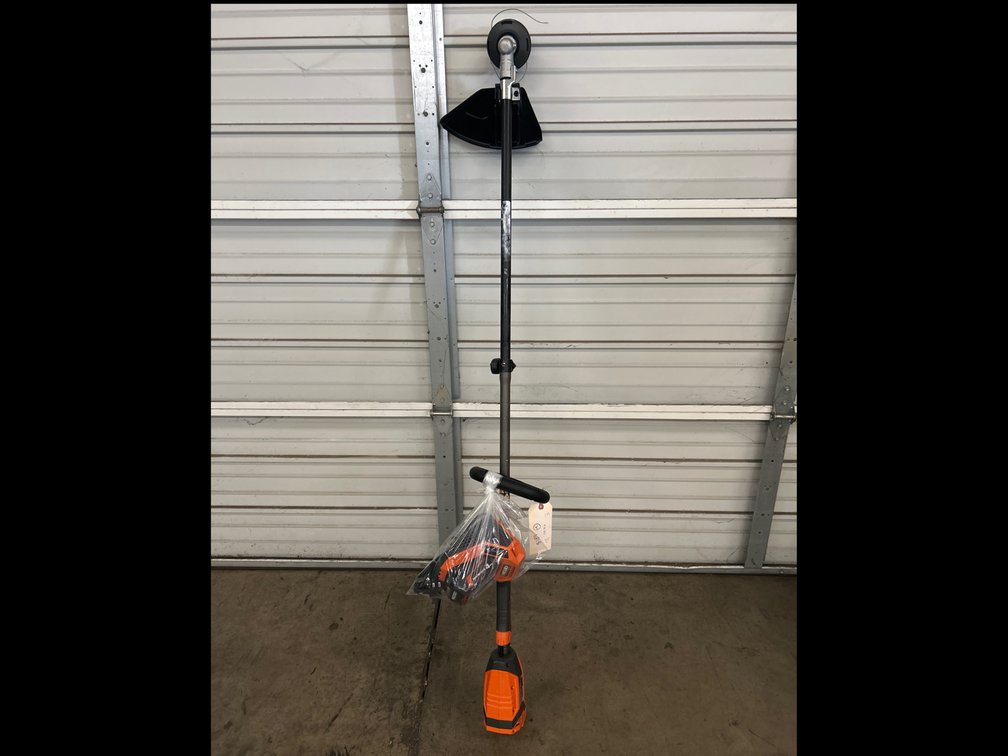 Ridgid 18V Brushless String Trimmer, includes Battery and Charger, inv #m04972