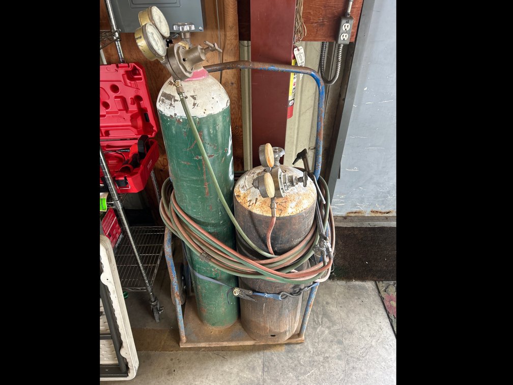 Cutting Torch Rig w/ Victor Tip