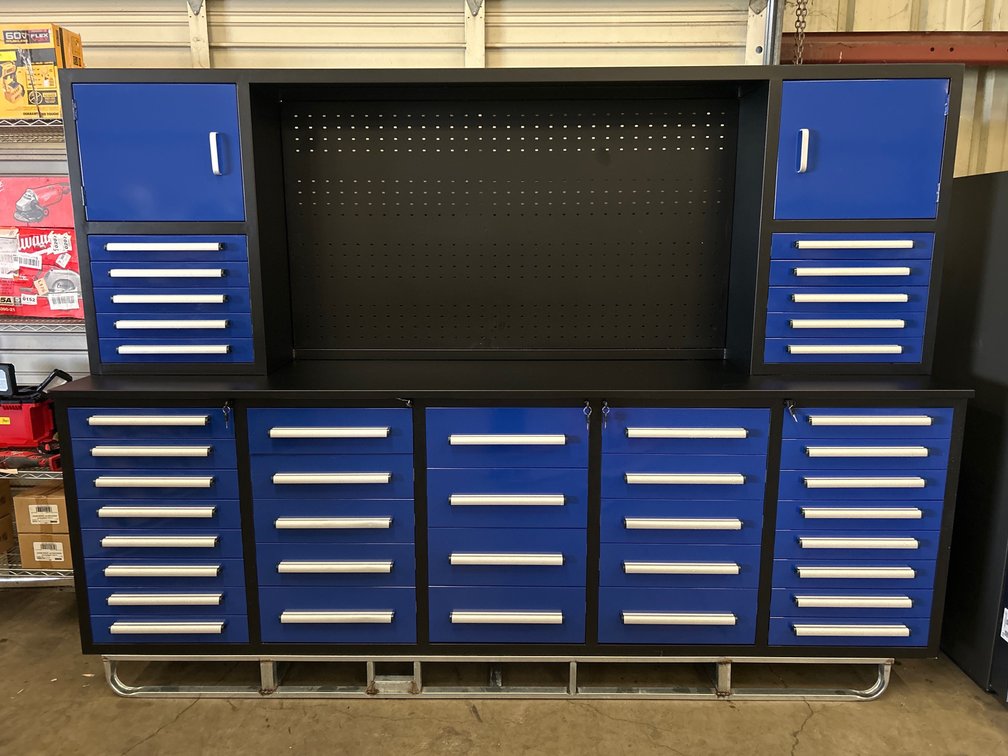 Unused Suihe 112in 40 Drawer 2 Cabinet Door Tool Cabinet