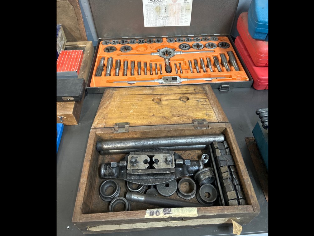 Pipe Die Set and 40pc Tap and Die Set