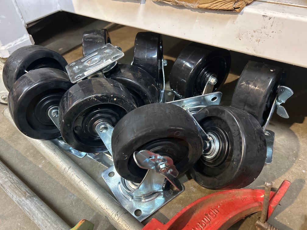Heavy Duty Swivel Casters, 10pcs