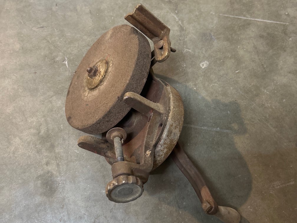  Vintage Manual Grinding Wheel