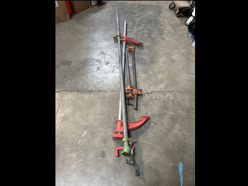 Assorted Pole Clamps, 4pcs