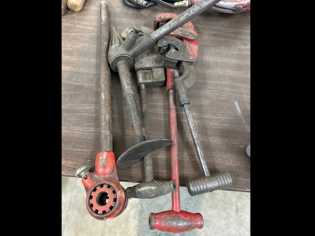 Assorted Pipe Cutters and Threader