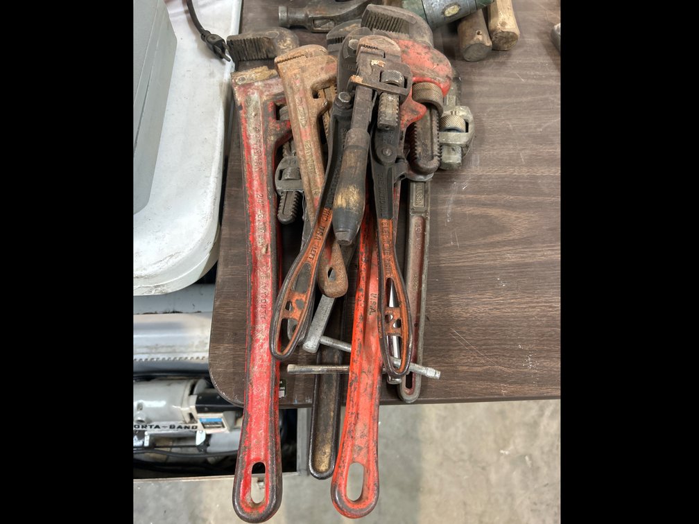 Assorted Pipe Wrenches