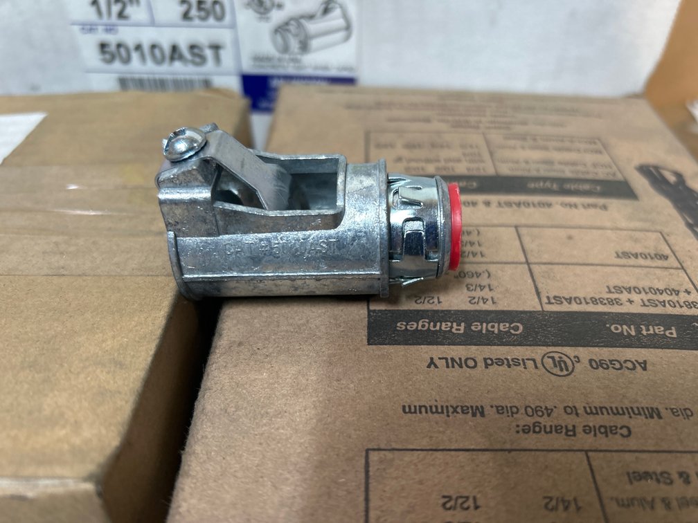 AI Snap 2 it 1/2in Connector for flex, Contents of 26 Boxes