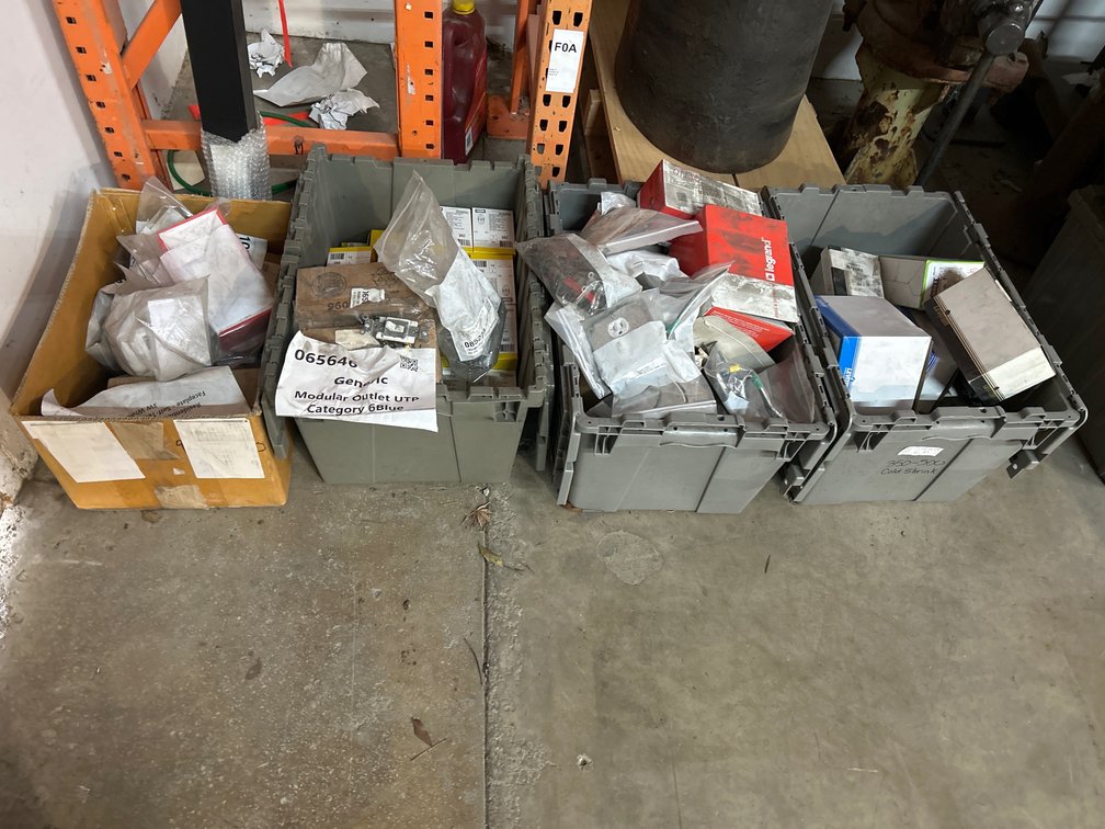 Assorted Light Switches and Power Receptacles, contents of 4 Boxes