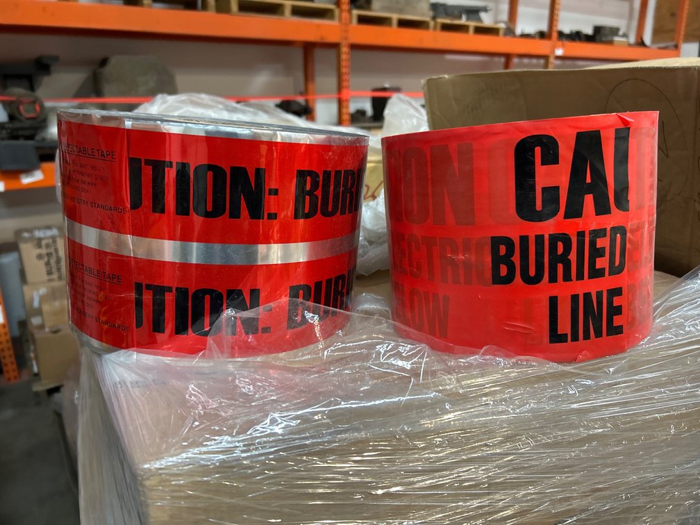 Assorted Warning/Caution Tape, Contents of Pallet