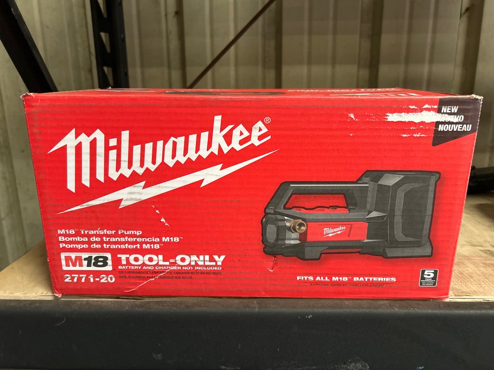 Milwaukee M18 Transfer Pump, Tool Only, inv #m07359