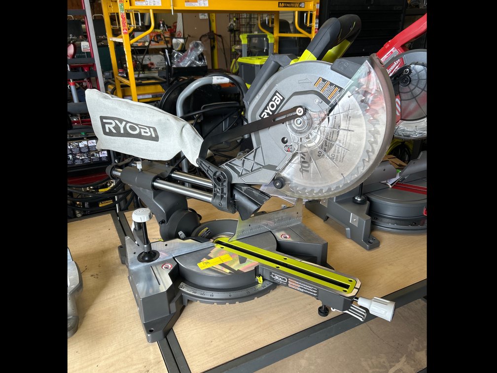 Ryobi 10in Sliding Miter Saw, inv #m07809